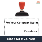 Proprietor Self-Inked Rubber Stamp (54x24mm)