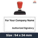 Authorised Signatory Self-Inked Rubber Stamp (54x24mm)