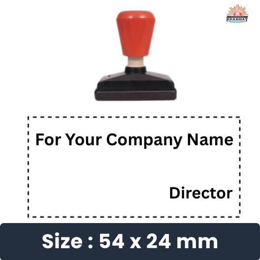 54x24 self inked rubber stamp director