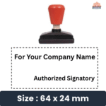 Authorised Signatory Self-Inked Rubber Stamp (64x24mm)