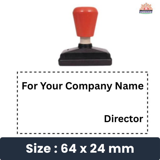 64x24 self inked rubber stamp director