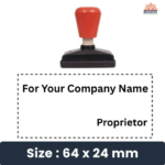 Proprietor Self-Inked Rubber Stamp (64x24mm)