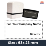 Director Self-Inked | Pre-Inked Stamp | Refillable | Premium Ink Quality